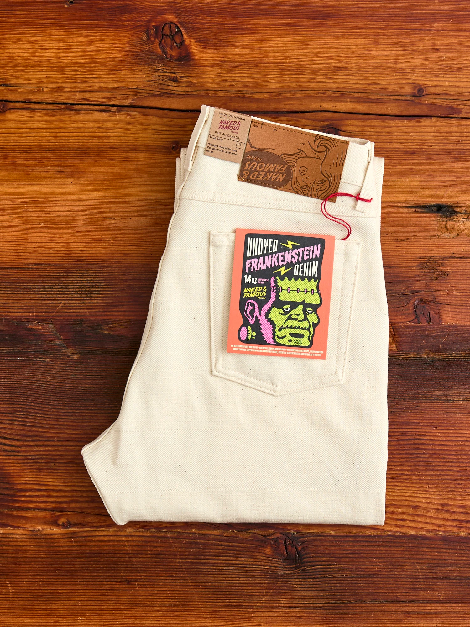 "Undyed Frankenstein" 14oz Denim - True Guy Fit - Image 2