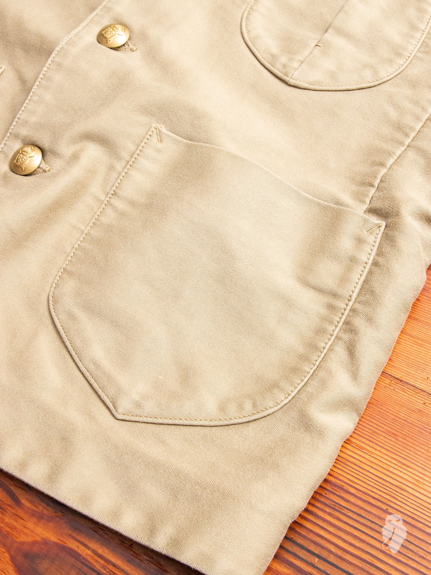 Urchin Coverall Jacket in Beige - Image 6