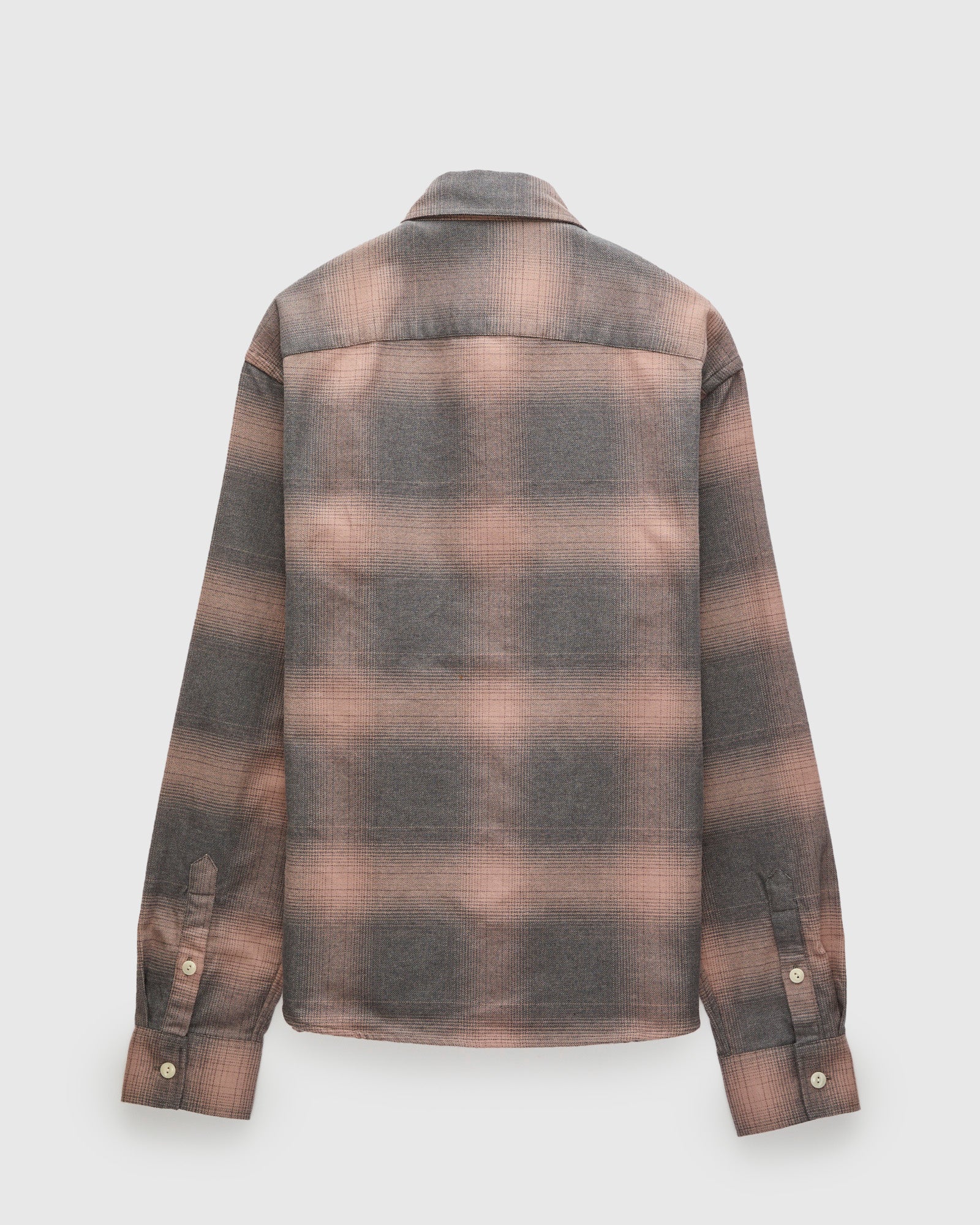 Utility Flannel in Mauve Ombre - Image 2