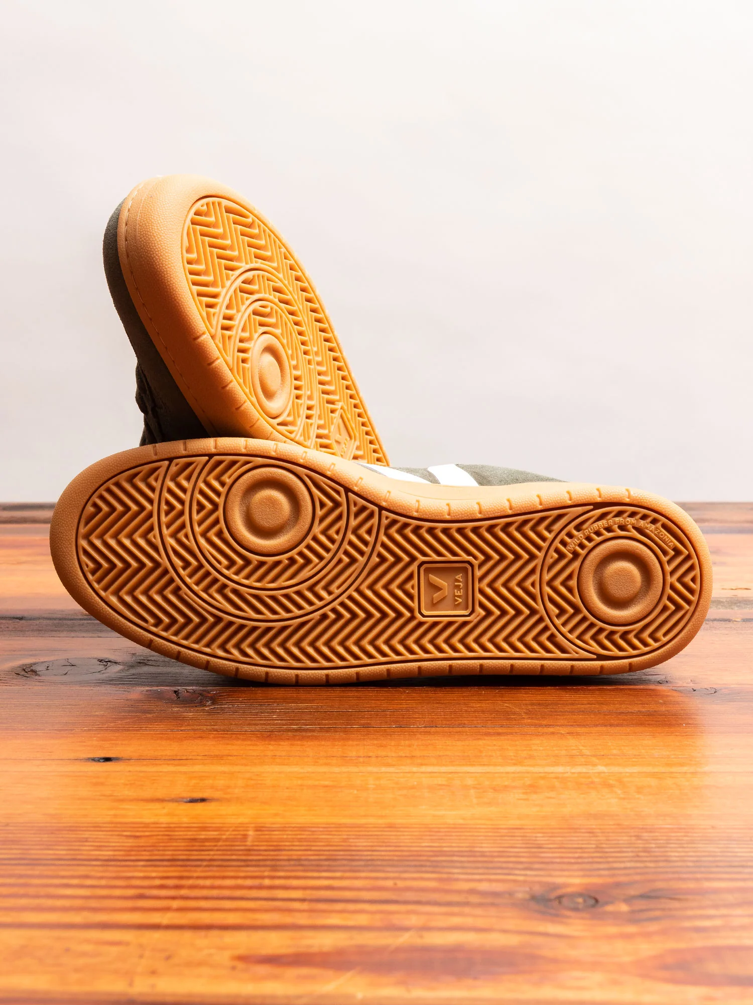 V-10 Gum Sole Sneaker in Mud Suede - Image 2