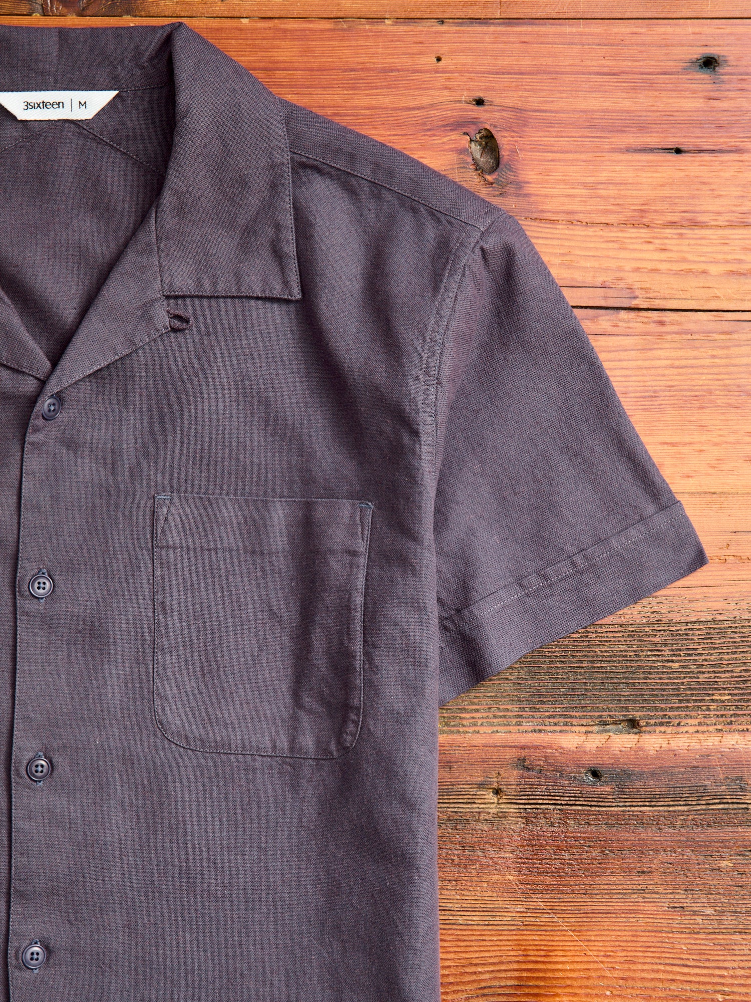 Vacation Shirt in Plum Handstitch - Image 4