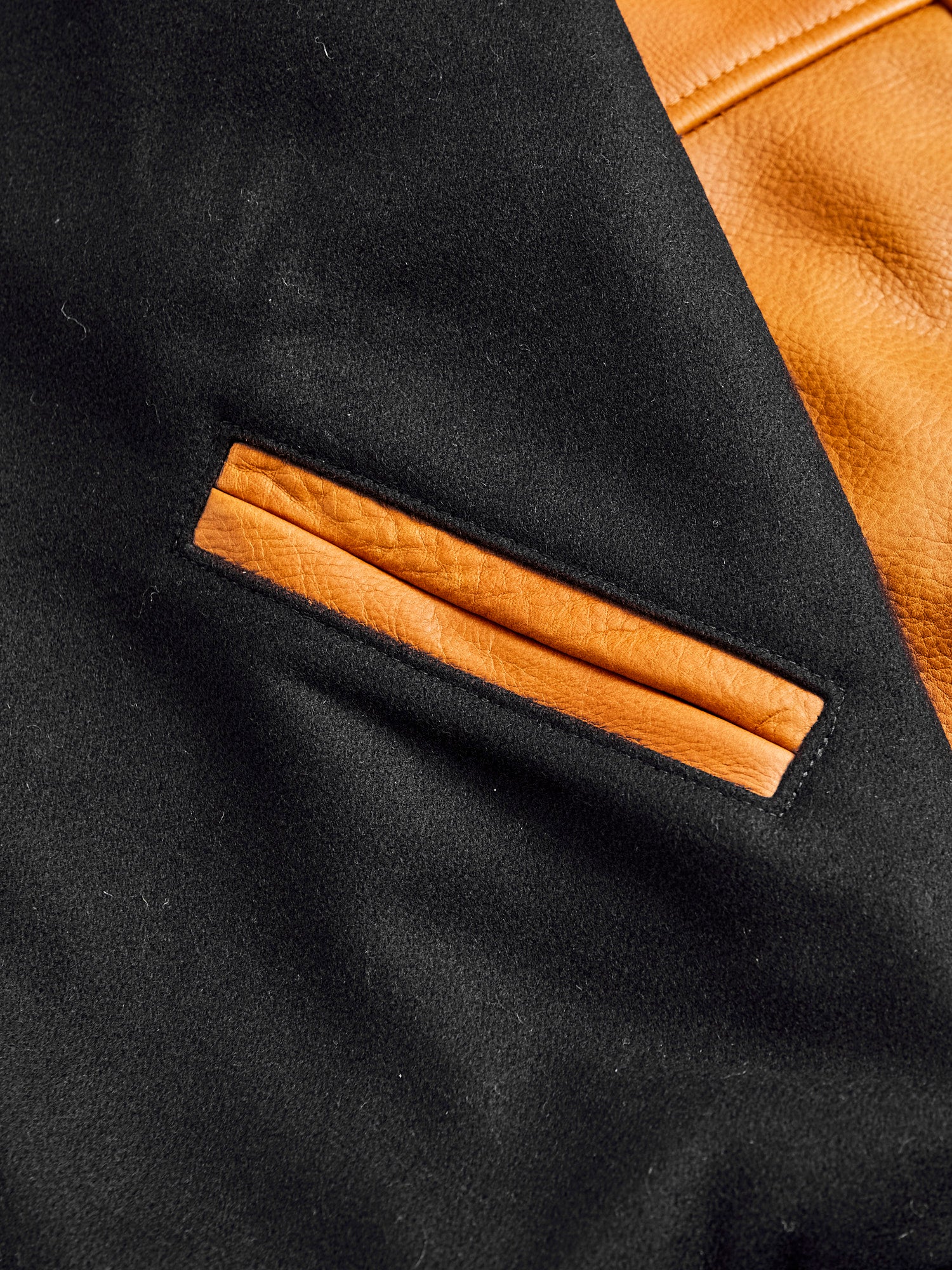 Varsity Jacket in Black Rust - Image 4