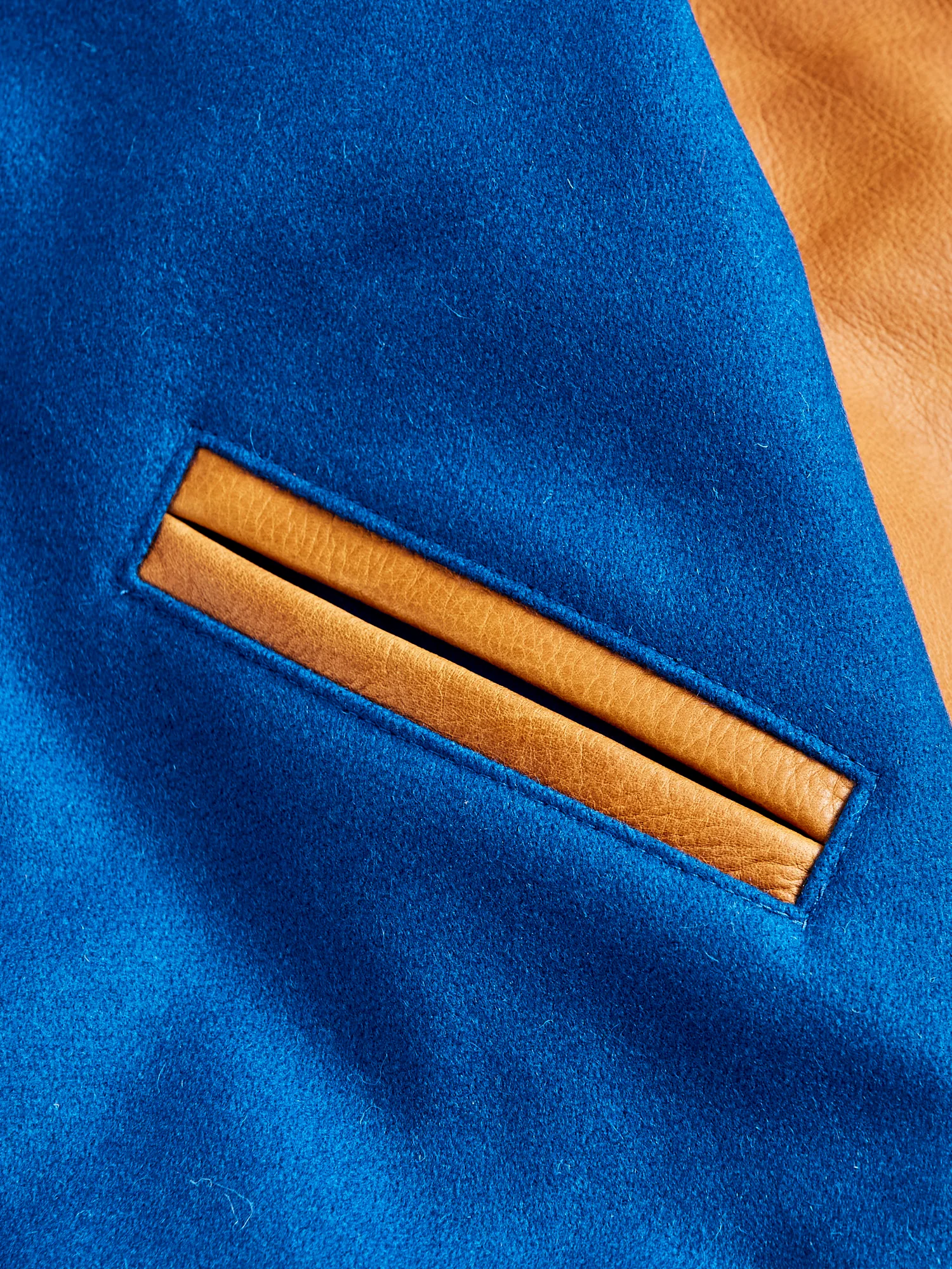 Varsity Jacket in Royal Rust - Image 4