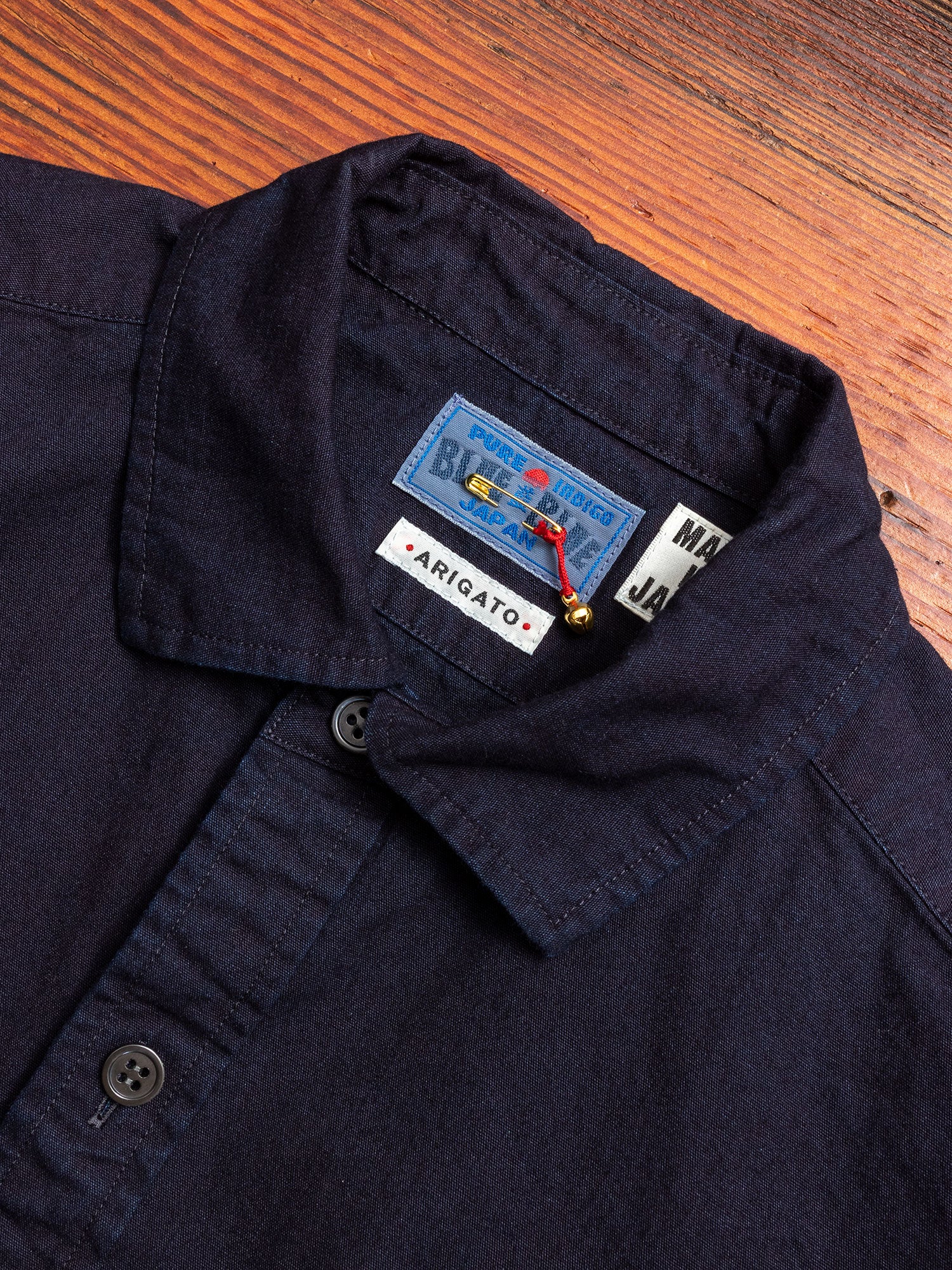 Vintage Twill Box Button-Down Shirt in Indigo - Image 2