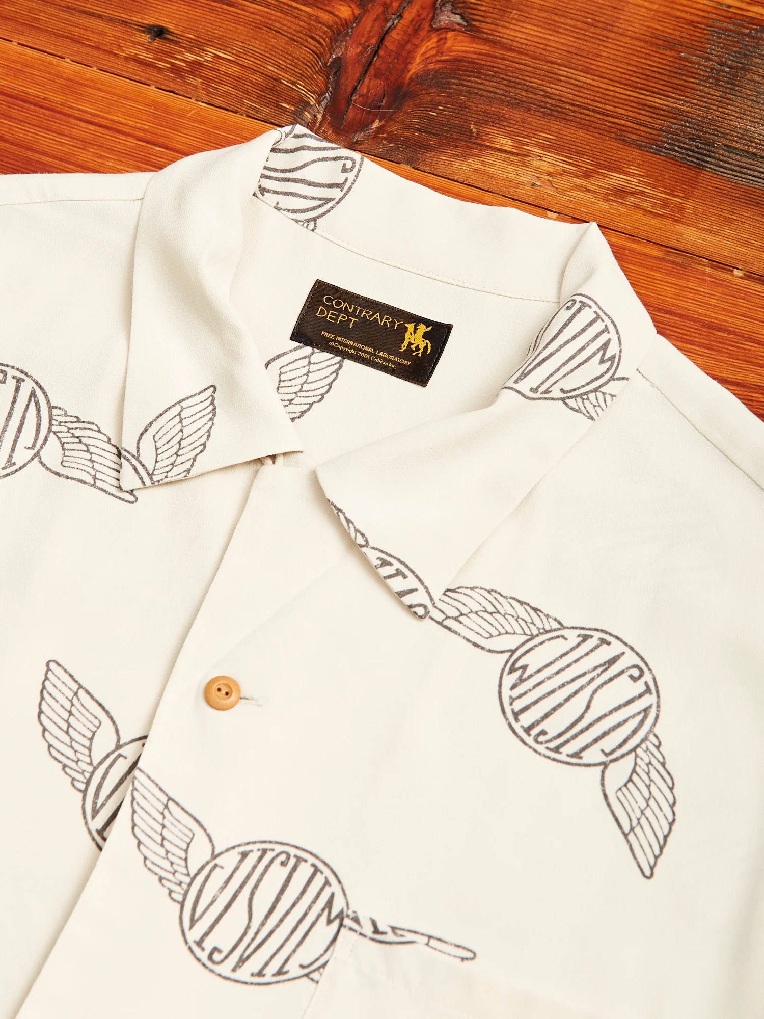 Wallis Shirt S/S in Ivory - Image 3