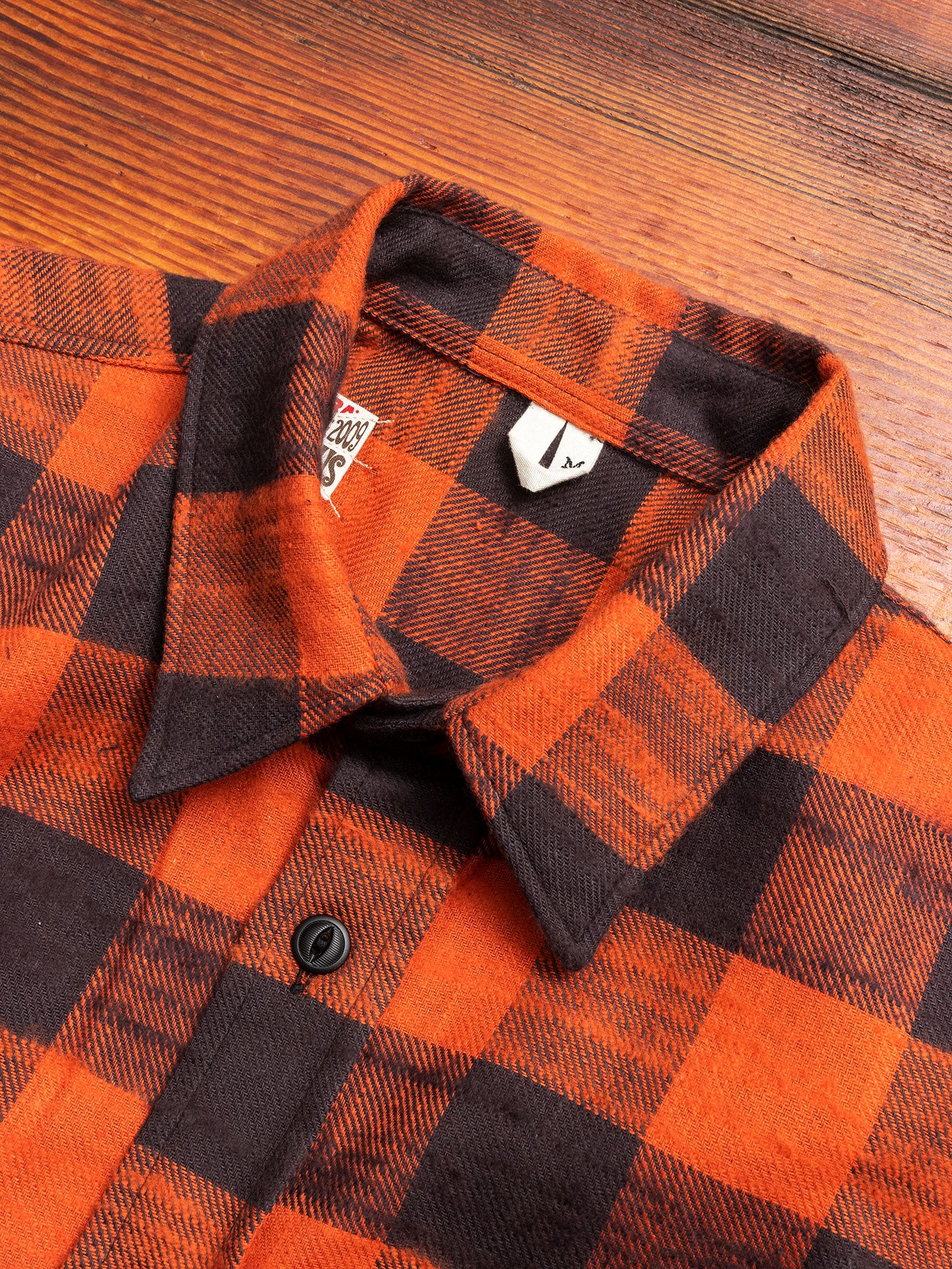 Walton Work Shirt in Rust Black - Image 2