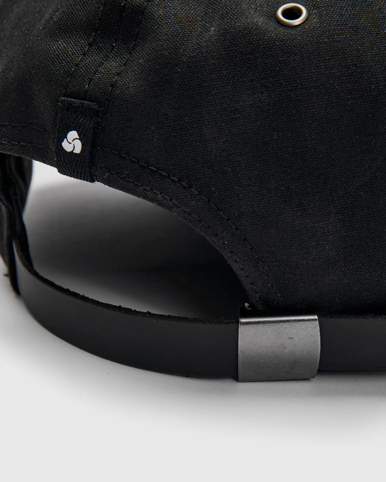 Waxed Canvas Baseball Cap in Black - Image 4