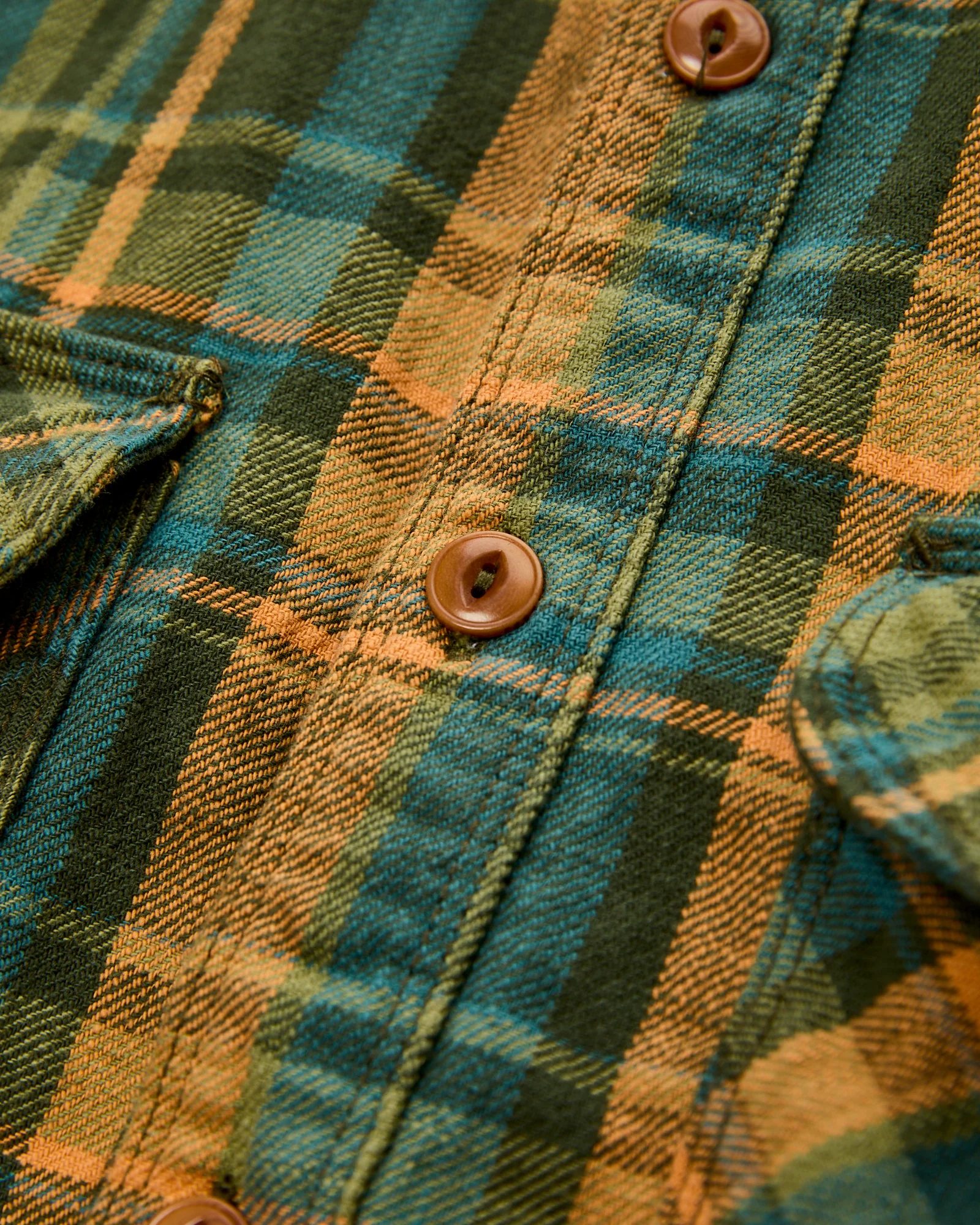 Wells Workshirt in Evergreen Plaid - Image 4