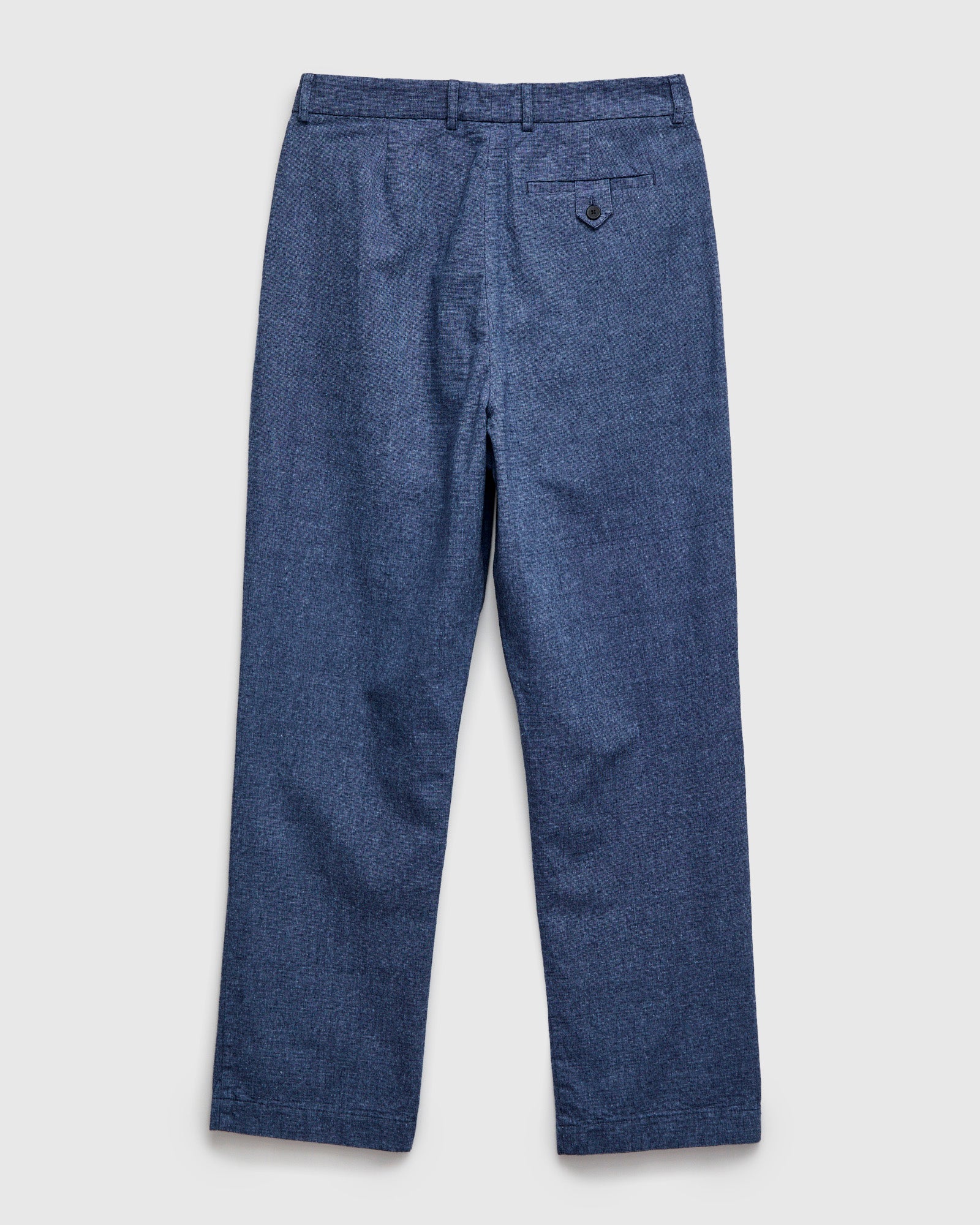 Wick Trouser in Indigo Linen Marl - Image 2