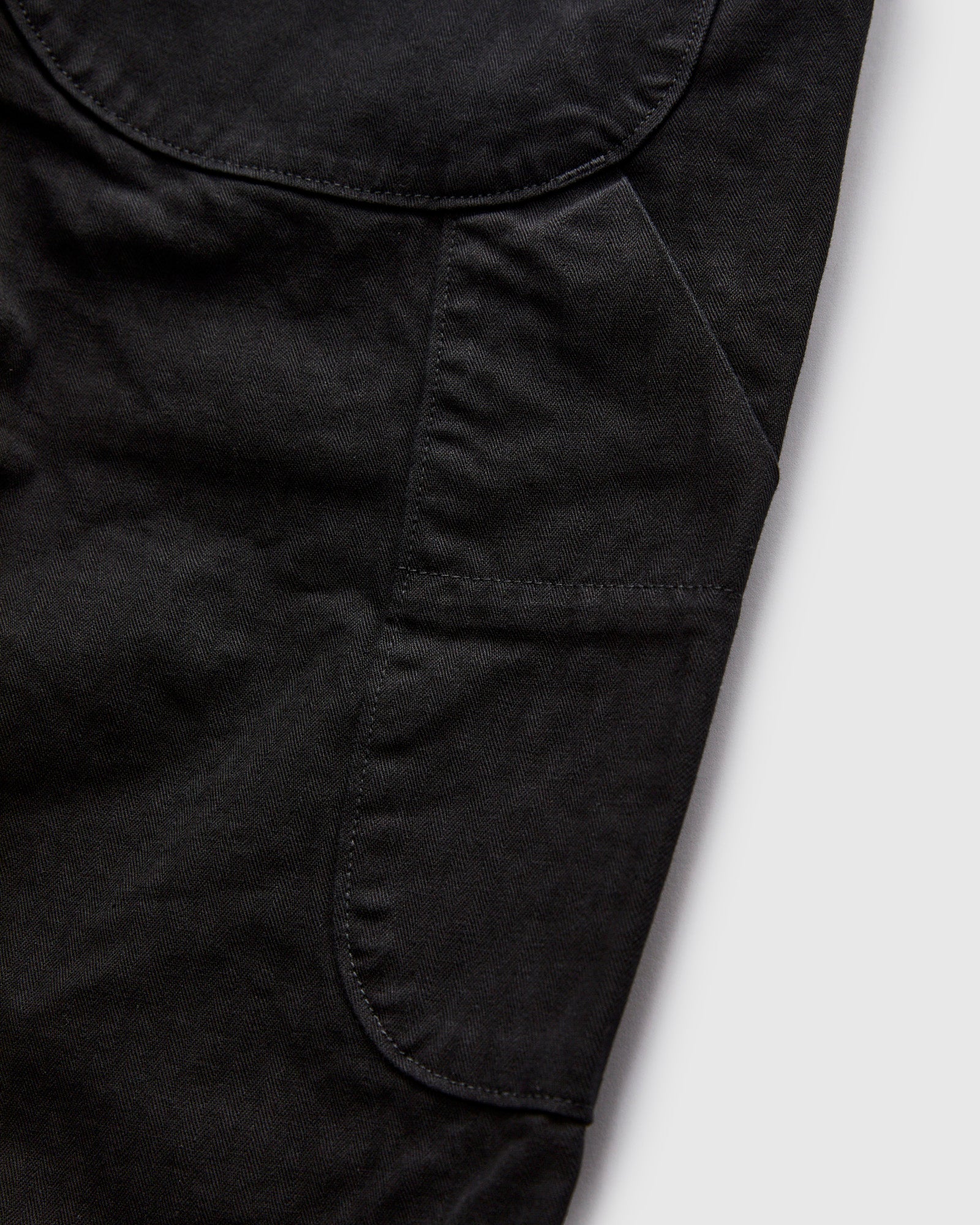 Wide Fit French Work Pants in Black - Image 7