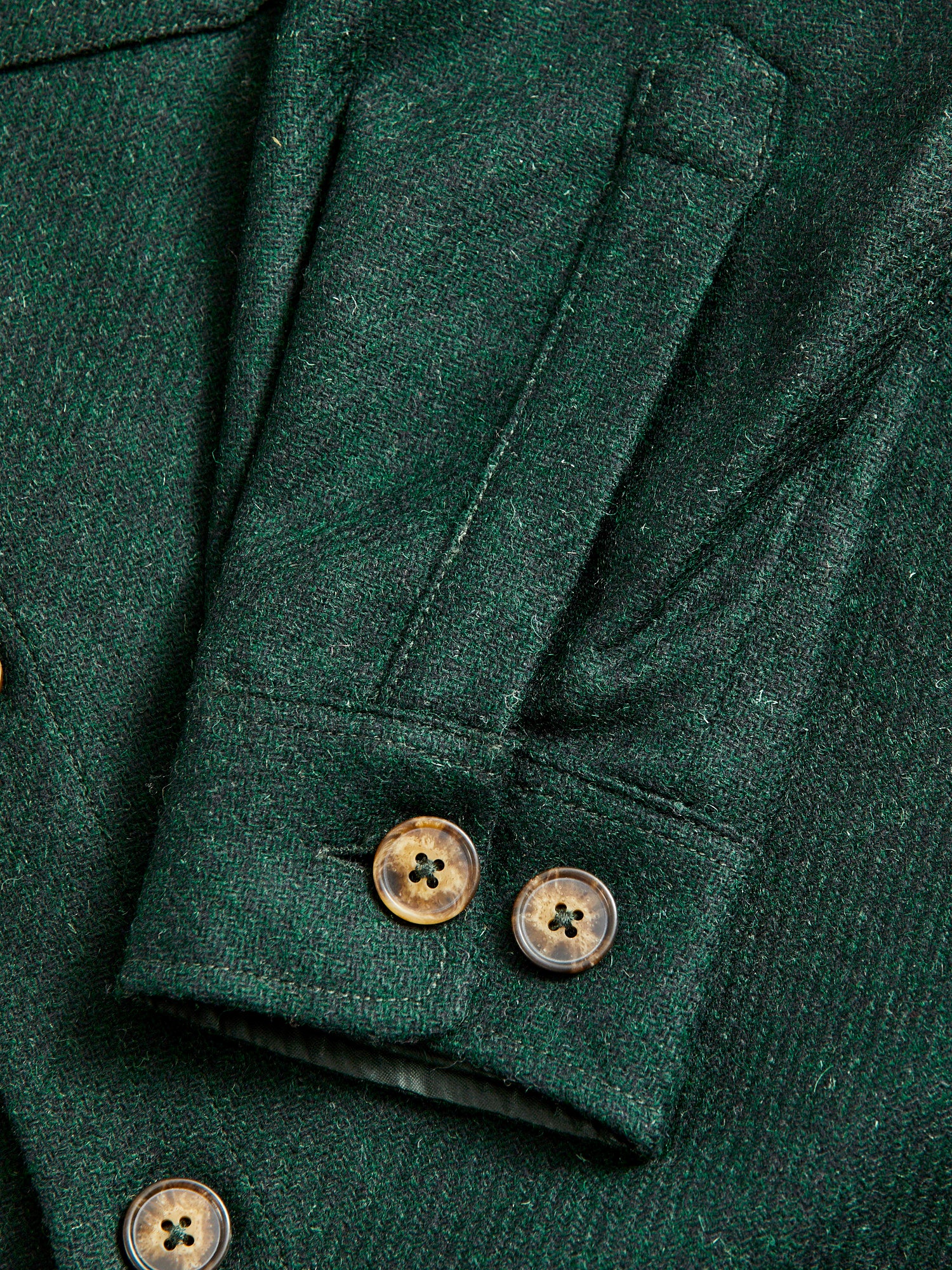 Wool Field Overshirt in Green - Image 5