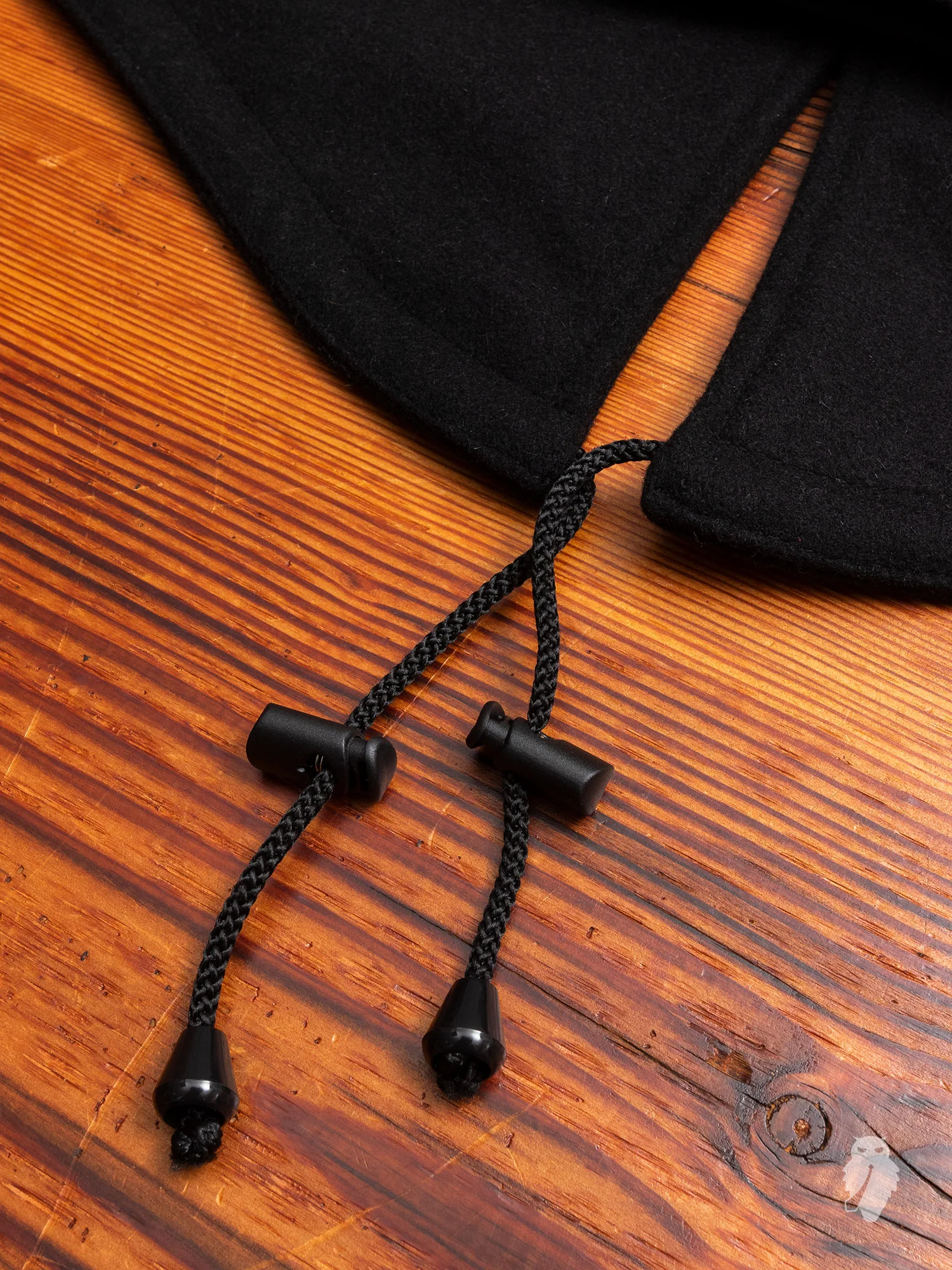Wool Fishtail Parka in Black - Image 10