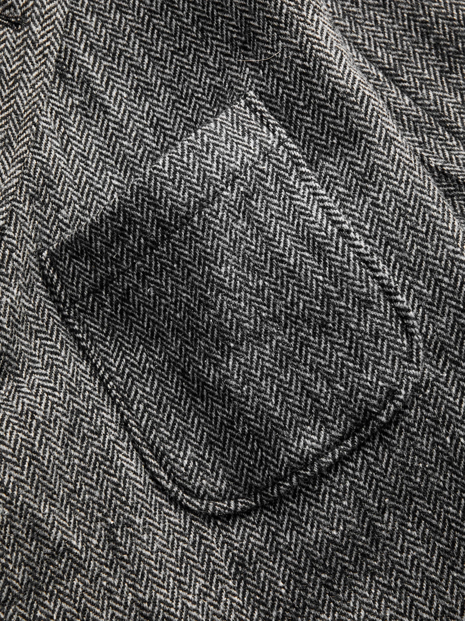 Wool Herringbone Loiter Jacket in Grey - Image 4