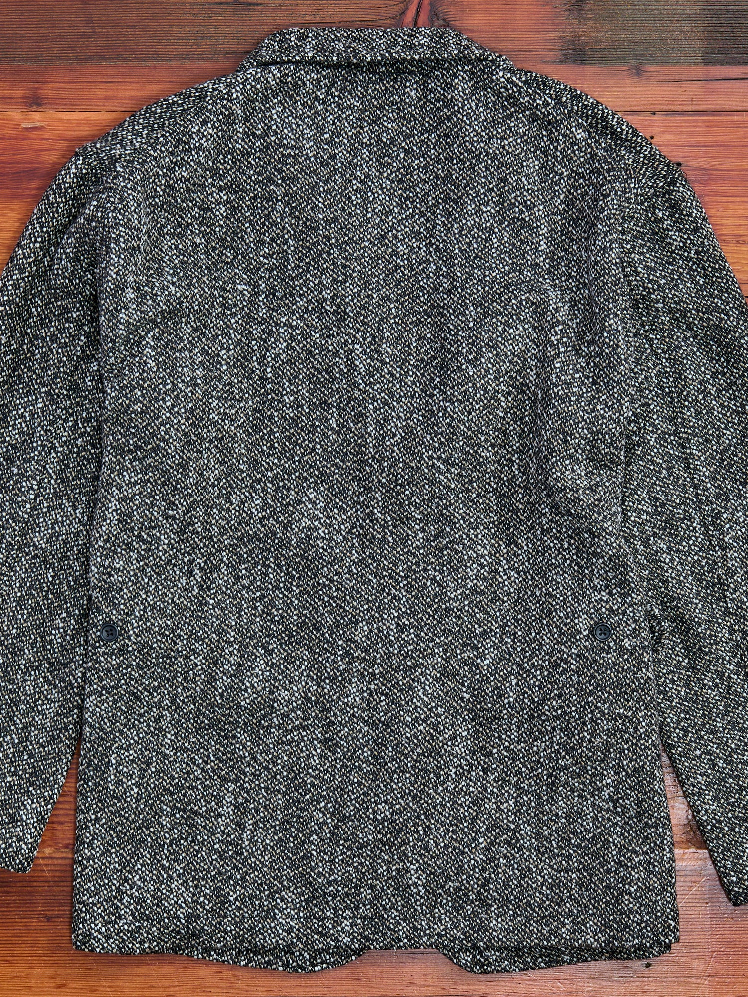 Homespun Loiter Jacket in Brown Black Wool - Image 11