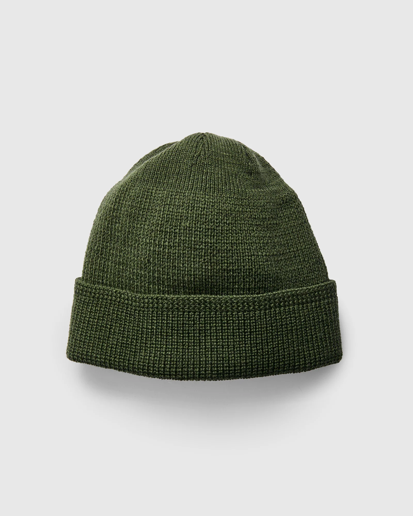 Wool Knit Watch Cap in Spruce - Image 3