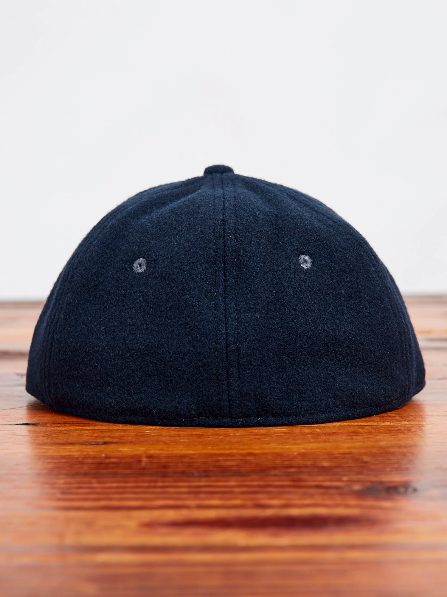Wool Logo Fitted Cap in Navy - Image 3