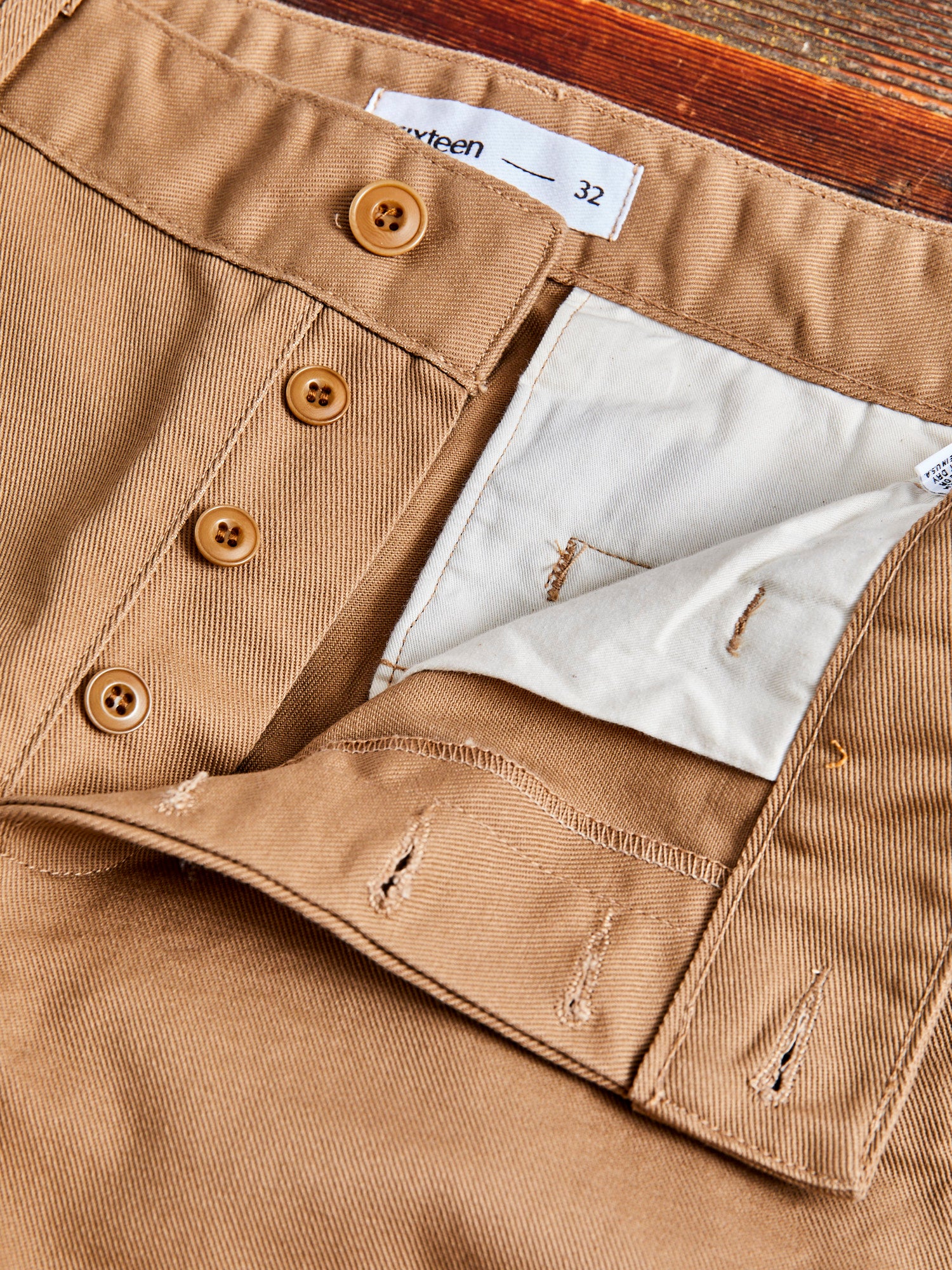Work Pant in Tan Twill - Image 6