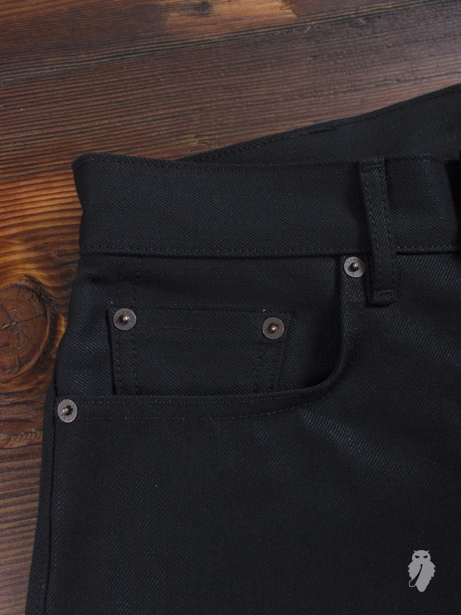 x026 13oz Black Selvedge Denim - Spikes Fit - Image 5