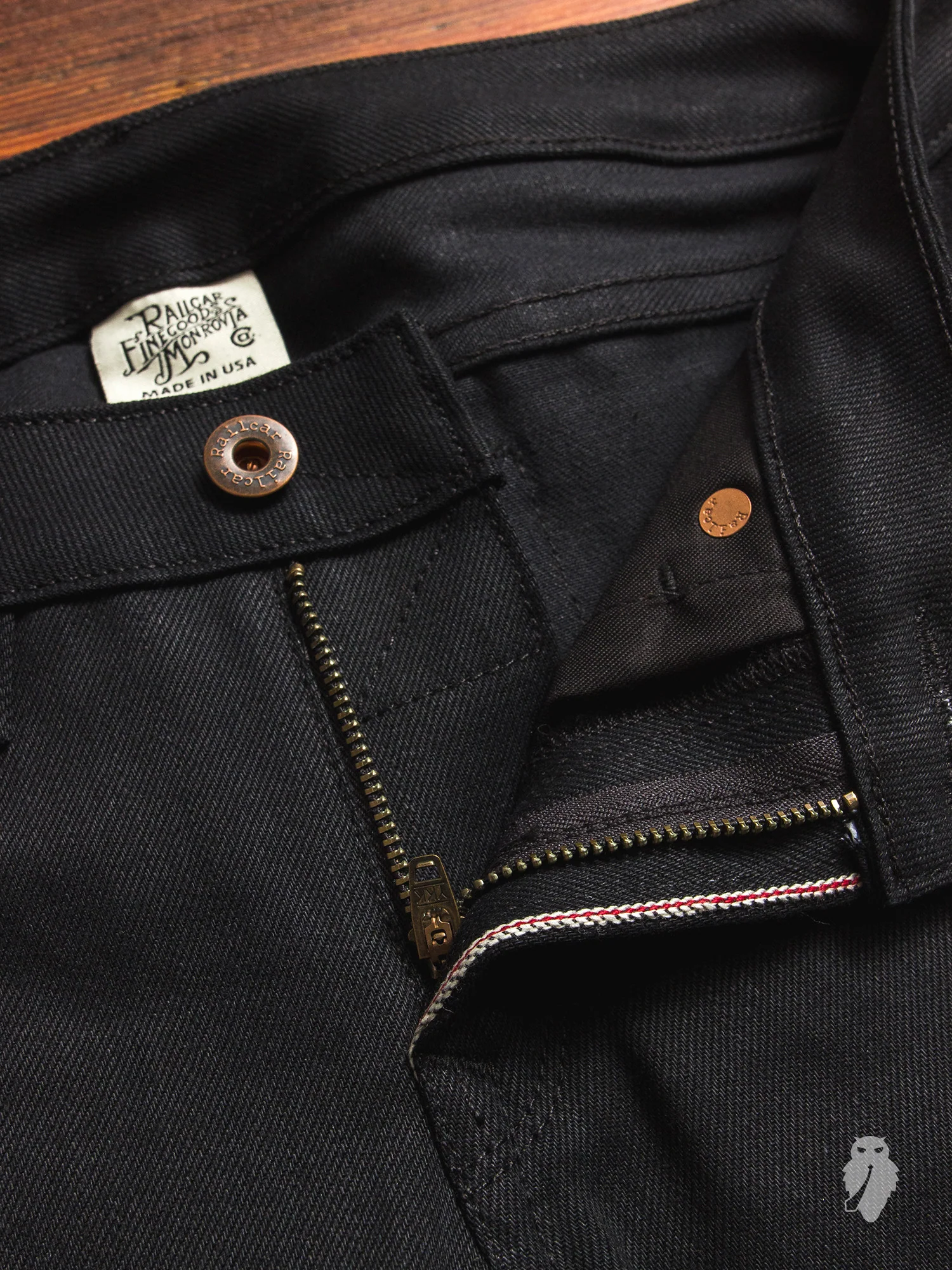 x026 Women's 13oz Black Selvedge Denim - Vixen Fit - Image 5