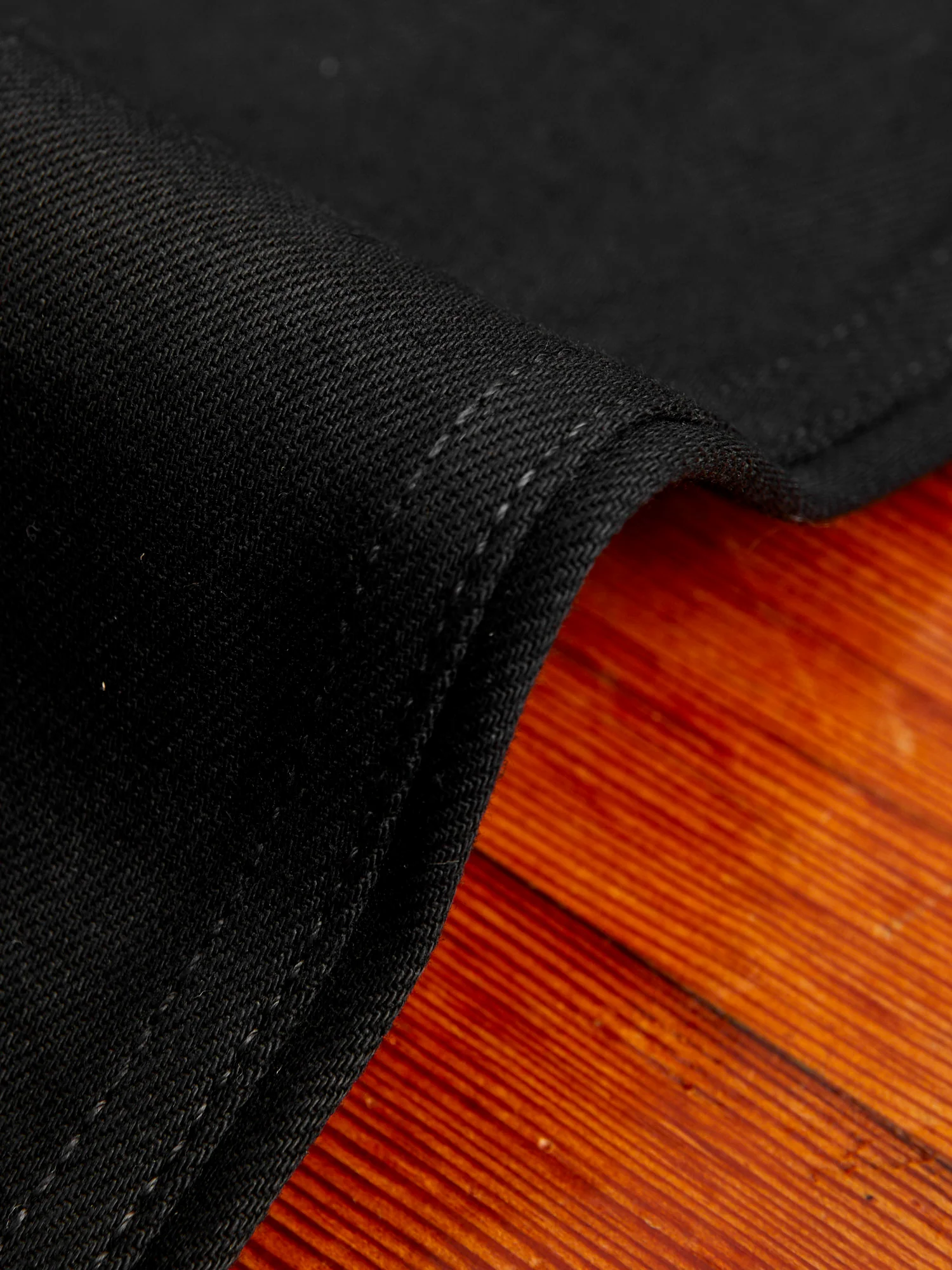 X082 14oz Double Black Selvedge Denim - Spikes Fit - Image 11