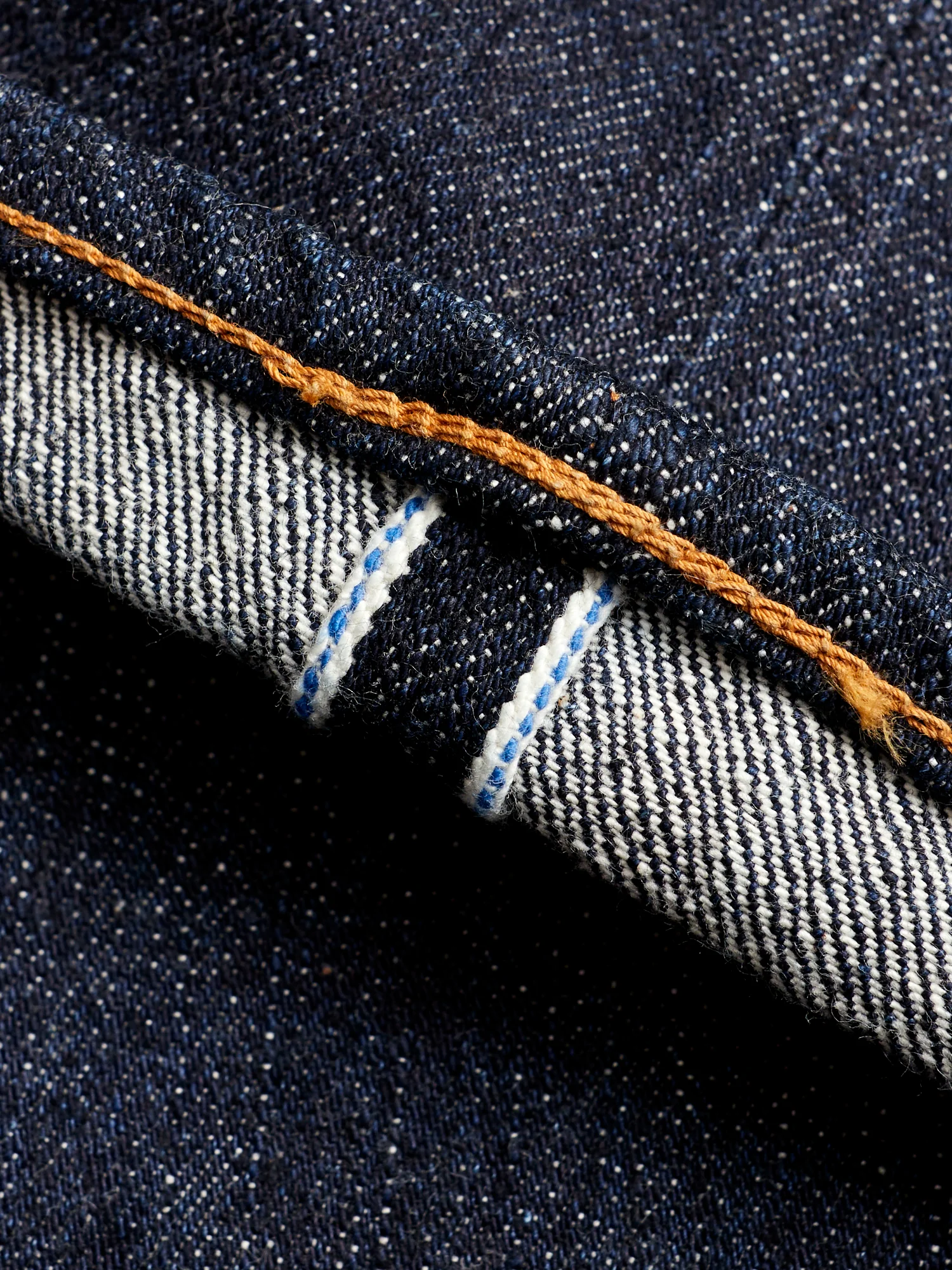 XX-013 14oz Rinsed Selvedge Denim - Slim Tapered Fit - Image 10