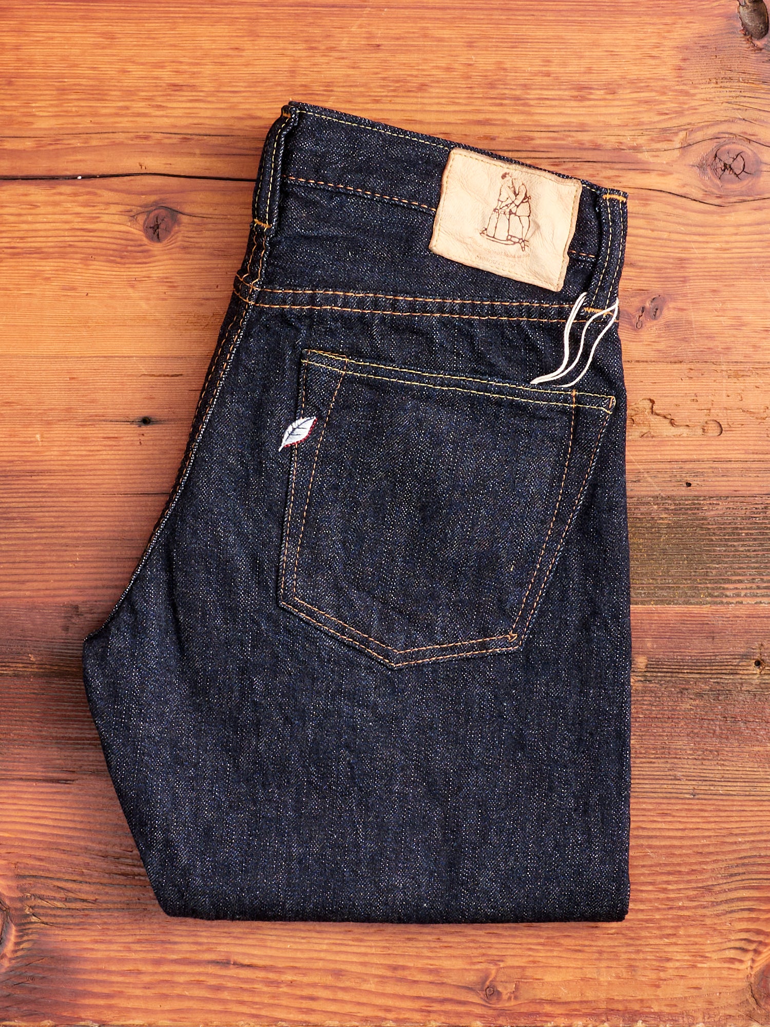 XX-013 14oz Rinsed Selvedge Denim - Slim Tapered Fit - Image 2