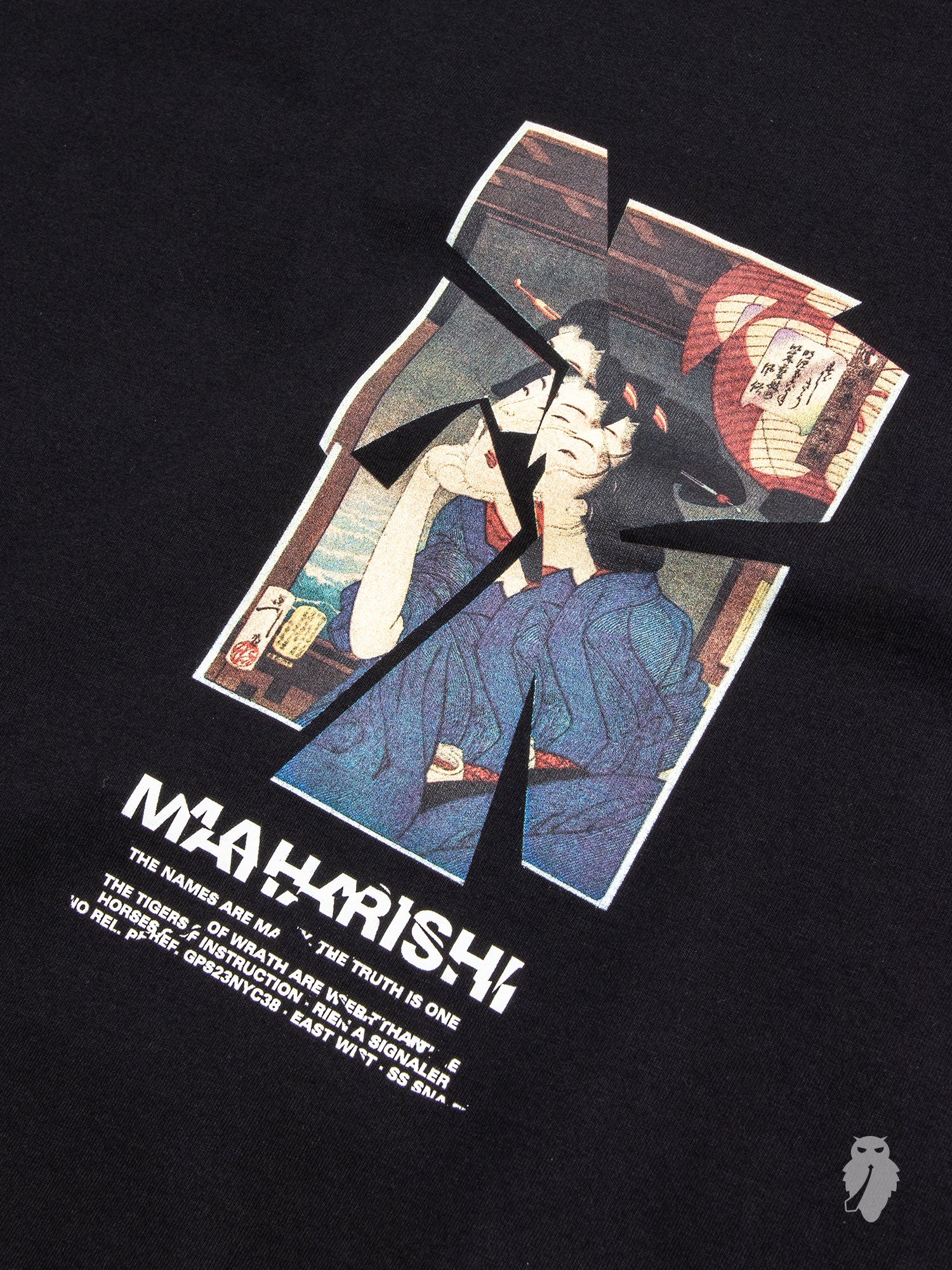 "Yoshitoshi" T-Shirt in Black - Image 4